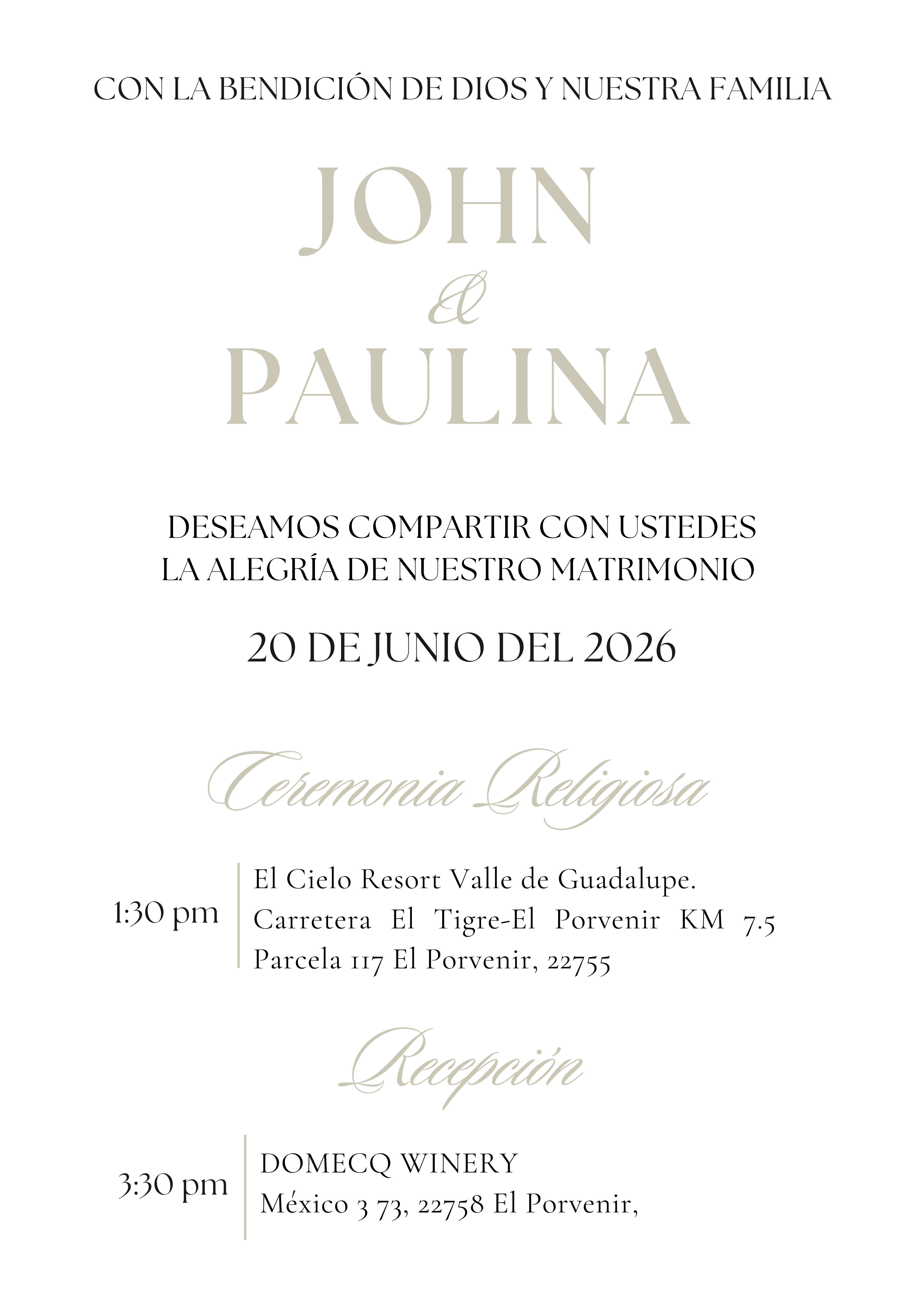 Invitación